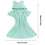 Telo mare con cappuccio per bambini, misto cotone, 70x80 cm 3