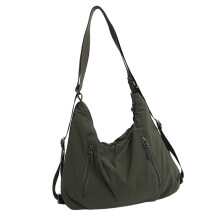 Spacious Interior Backpack Nylon Crossbody Bag Ensuring-Green