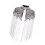 Polyester Nylon Blend Shawl Capelet With Beads And-Silver 1