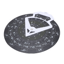 RMT-A10B Quintenzirkel-Rad 30 cm PVC Schwarz