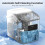 Countertop Ice Maker White 26 lbs/24H LED Timer 5