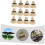 12 Stück Messing-Sprühdüsen 4