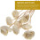 9 stk. blomsteraromaterapidiffuserpinner elegante rottingpinner for diffusjon av essensielle oljer 8