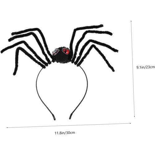 Κορδέλα μαλλιών με αράχνη για το Halloween, ελαφρύ, ανατριχιαστικό κόμμωση για πάρτι 1