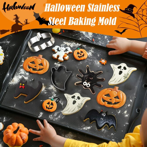 Ensemble d'emporte-pièces d'Halloween en acier inoxydable 1