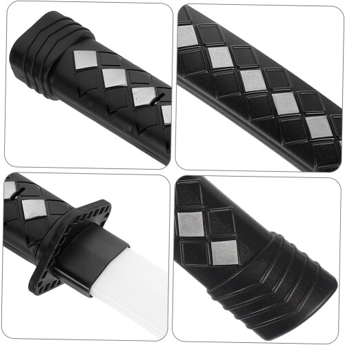 Cosplay Samurai Katana Πλαστικό Μαύρο Φορητό Στήριγμα για Κοστούμια και Παιχνίδια Ρόλων 2
