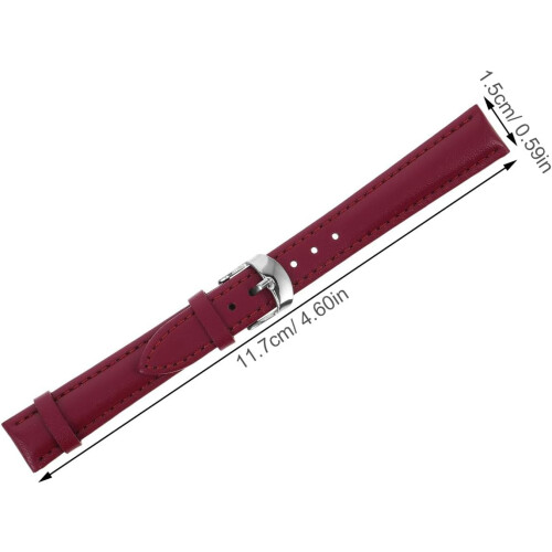 Klockarmband i äkta läder, bekväma klockbytesarmband 1