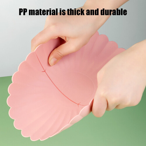 Ensemble de plateaux de service en forme de fleur – 2 pièces, compatibles lave-vaisselle 2