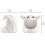 Bico White Ghost Ceramic Candy Bowl 2