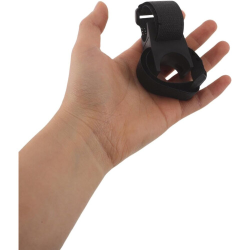 2pcs Ajustável bicicleta lanterna montar suporte com gancho-e-loop correia 2