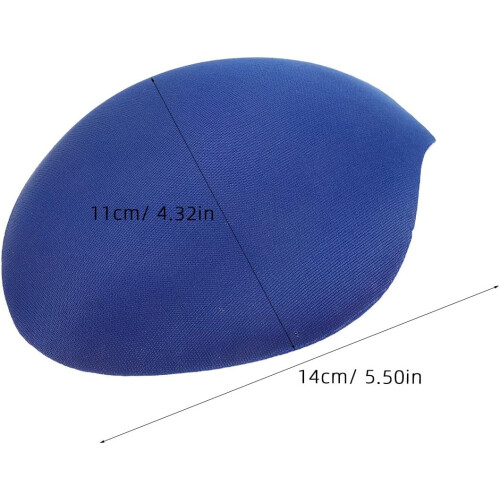 Skridskoskydd 1 par blå polyester skridskoskydd elastiska slitstarka skydd 2