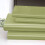 Ensemble de draps en satin vert sauge pour lit simple, 3 pièces 2