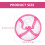 1pcs Flat Drying Net Drying Basket Pink Cloth Professional Hanging Dryer Suitable 2