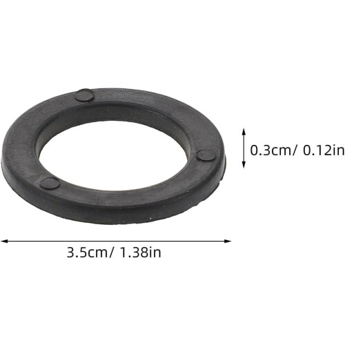 20 Pcs Dumbbell Barbell Rubber Washers Collars Lock Rings Attachment Spacers 1