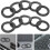 20 Pcs Dumbbell Barbell Rubber Washers Collars Lock Rings Attachment Spacers 8