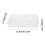 Contenitore per alimenti trasparente impilabile a 2 livelli, 21x31 cm 3