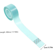 Lot de 2 bandes adhésives double face pour extensions de cheveux, idéales pour les perruques et les femmes. Adhésif doux.