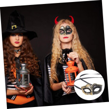 Karnevaalinaamio puolikasvoille Halloween-juhliin, kevyt ja kestävä, mukava hihnasuunnittelu