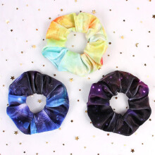 Elastici per capelli arcobaleno, 6 pezzi, elastici estensibili per coda di cavallo per donne e ragazze, accessori colorati per capelli adatti