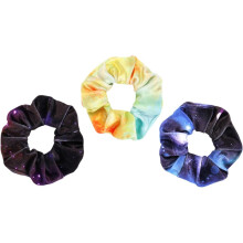 Regenbogen-Haargummis, 6 Stück, elastische, dehnbare Haargummis für Damen und Mädchen, farbenfrohe Haargummi-Accessoires, geeignet