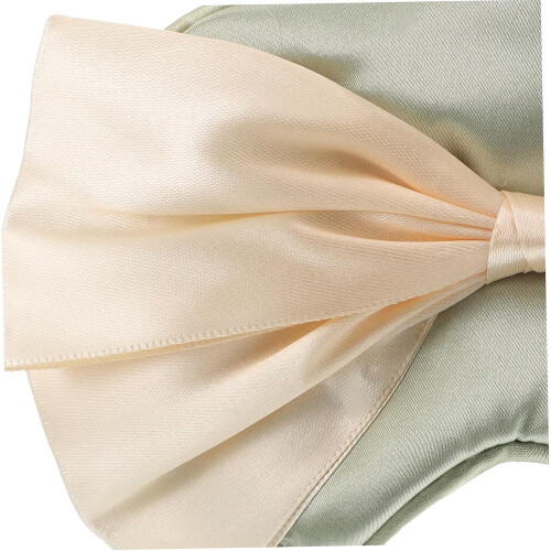 Bow Eye Mask Silk Sleeping Mask Women Adjustable Strap Light-blocking Comfortable 2