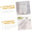 12 stuks reisschoentassen met ritssluiting, draagbare plastic opbergtas 3
