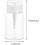Nachfüllbare 100-ml-Reiselotionflasche mit Pumpe, kompakter leerer Kosmetikbehälter 2