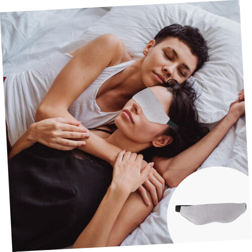 Silk Eye Mask for Sleeping Adjustable Elastic Design Eyeshade Blindfold 2