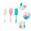 Back Cleaning Brush 3pcs Set Long Handle Soft Bristle Bath Body Brush 4