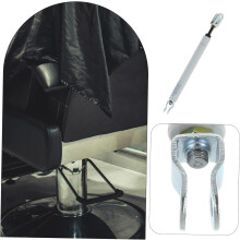 Reemplazo de la varilla del cilindro hidráulico del cilindro neumático para silla de salón, accesorio para silla de barbero