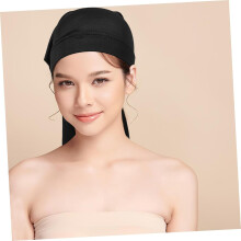 Lot de 2 bonnets de nuit respirants pour cheveux longs, extensibles, pour dreadlocks, avec design aéré.