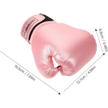 Crianças Luvas de boxe para 3-8 anos de idade, Pearlized rosa Sparring Luvas - Criança Punching Bag Mitts