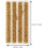 Miniature Rice Field Grass Model DIY Sand Table Static Grass Strip for Landscape Décor 2