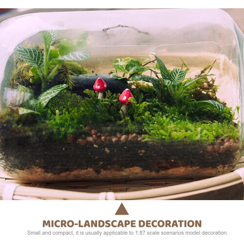 Miniature Rice Field Grass Model DIY Sand Table Static Grass Strip for Landscape Décor 2
