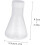 5pcs 50ml Plastic Conical Erlenmeyer Flasks Lids, Pp Plastic Laboratory Flask Set 2