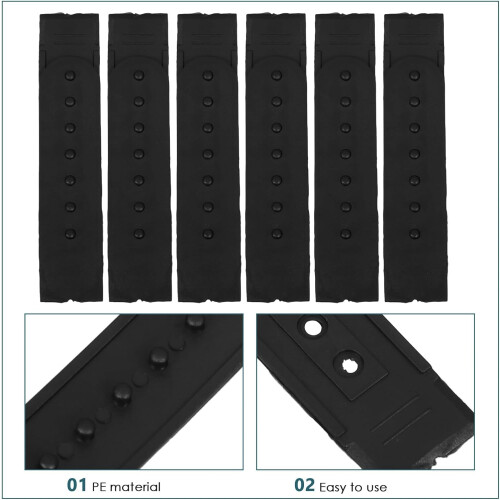 12pcs Adjustable Plastic Hat Strap Snapback Buckle Strap for Baseball Cap Repair Replacement Parts 2