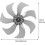 Pale de ventilator pentru masă, pale de schimb, material PP robust, negru elegant 2