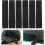 12pcs Adjustable Plastic Hat Strap Snapback Buckle Strap for Baseball Cap Repair Replacement Parts 8