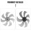 Pale de ventilator pentru masă, pale de schimb, material PP robust, negru elegant 8