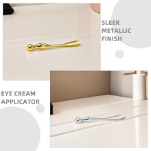 3pcs Zinc Alloy Eye Cream Applicator Tools with Portable Design for Travel and Daily Use