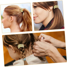 6 elastici per capelli da donna, fermacoda, accessori per capelli per donne e ragazze, fascia per coda di cavallo