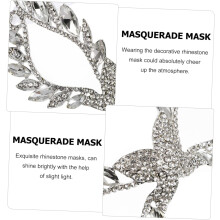 Strass-Halbmaskerade für Damen – Elegantes Kostümaccessoire
