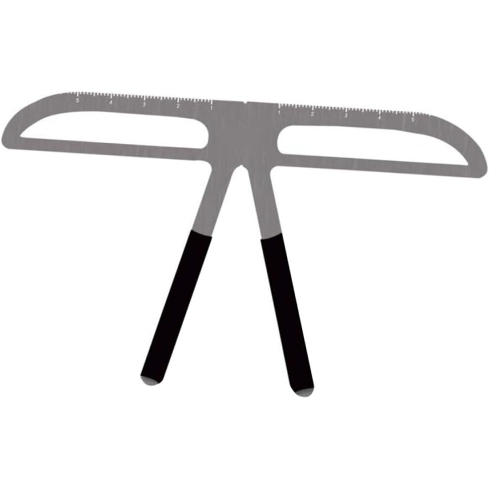 Hkhbjs Eyebrow Ruler Stencil Kit Professional Three-Point Balance Positioning Tool For Eyebrows Measuring Reusable
