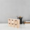Rustic Wooden Tabletop Drawer Organizer with 6 Mini Drawers, Ample Space 6