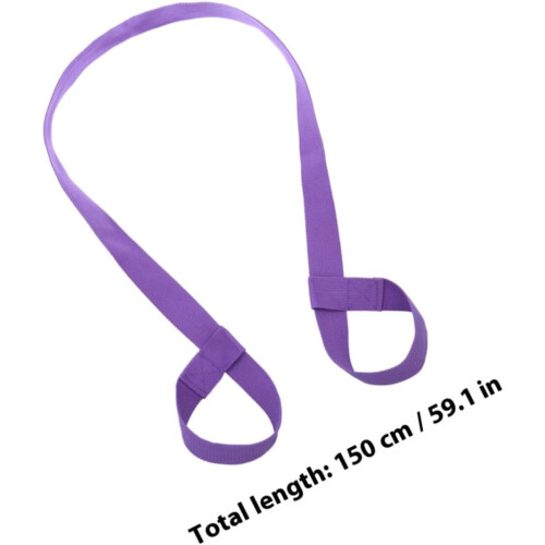 Yoga Mat Strap Adjustable Cotton Exercise Mat Sling Sturdy Carrying Carrier 1