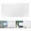 4pcs Removable Static Whiteboard Sheets 30cm x 60cm Wall Whiteboard Paper 8