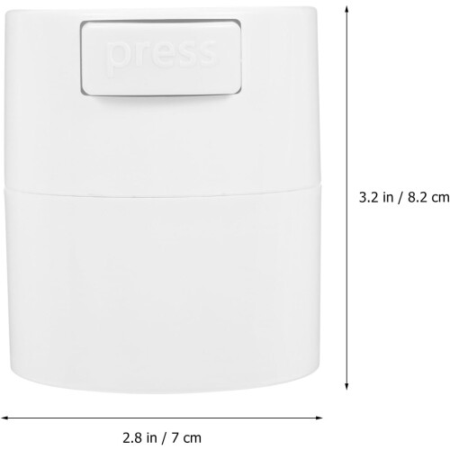 Lash Extension Glue Airtight Storage Jar Vacuum Sealed Press Type Compact Lightweight Container 1
