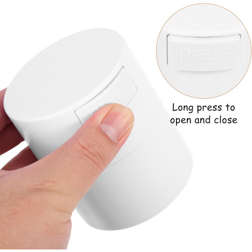 Lash Extension Glue Airtight Storage Jar Vacuum Sealed Press Type Compact Lightweight Container 2