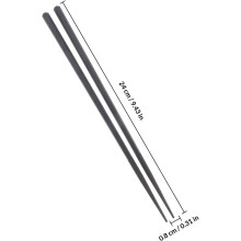Japanske spisepinner 10 par spisse gjenbrukbare glassfiber spisepinner