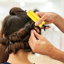 Ferramenta de cabeleireiro resistente à alta temperatura das hastes de Perm do cabelo do isolamento de 12pcs